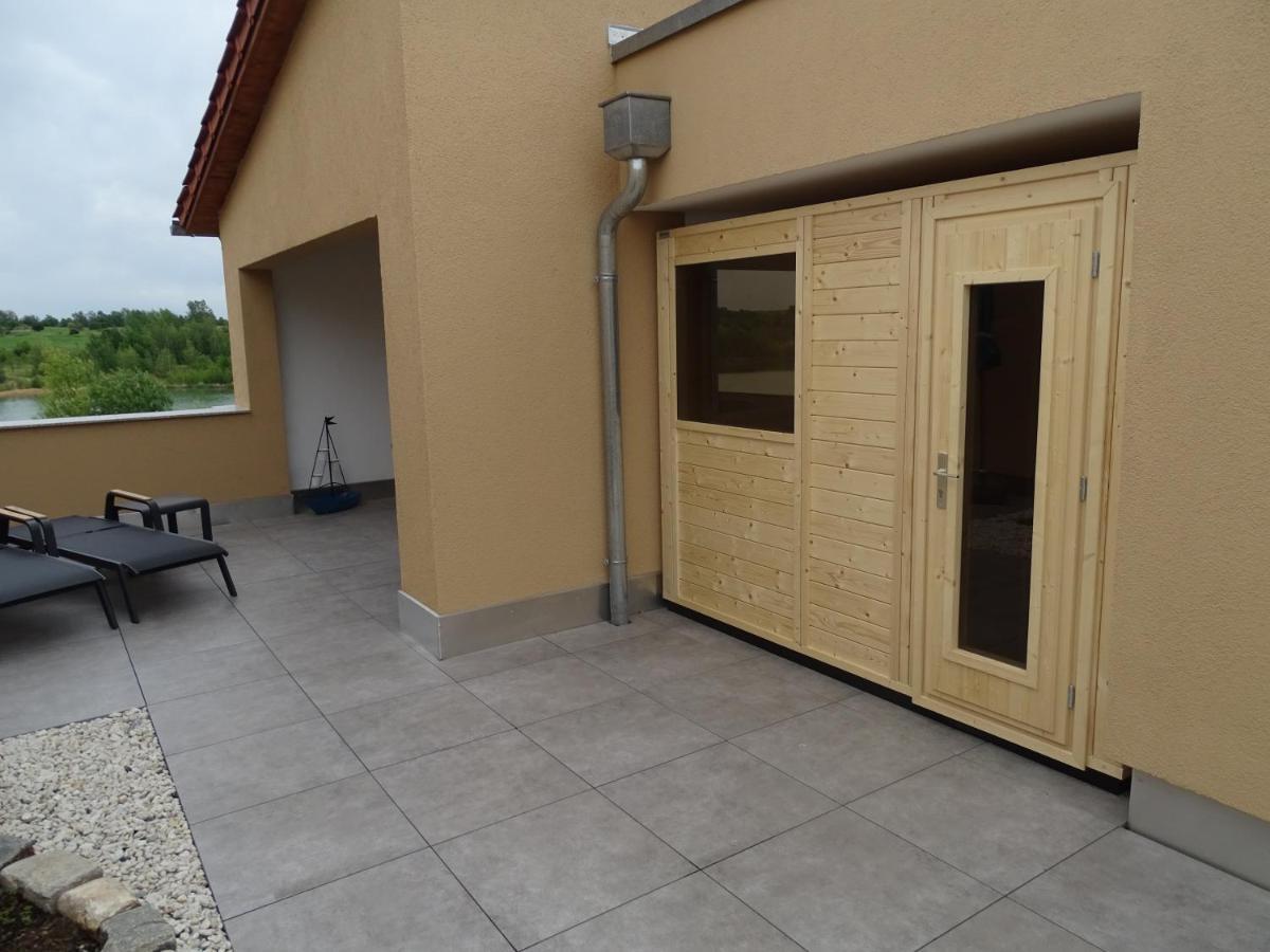 Feriendomizil Am Stoermthaler See, Lagovida, Leipziger Neuseenland, Grosspoesna, Privatstrand Bagian luar foto