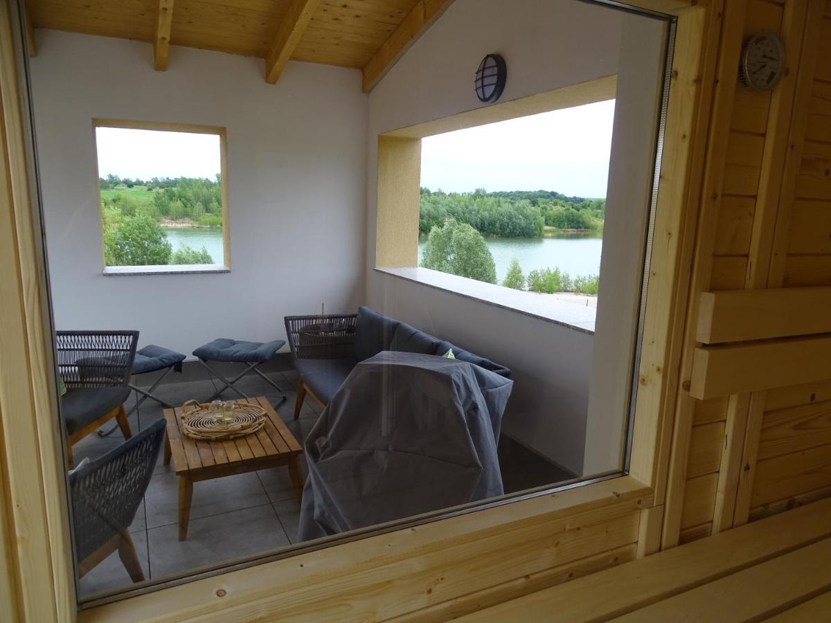 Feriendomizil Am Stoermthaler See, Lagovida, Leipziger Neuseenland, Grosspoesna, Privatstrand Bagian luar foto