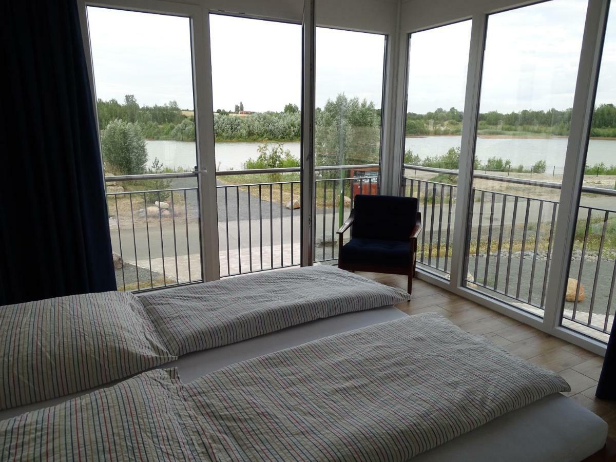 Feriendomizil Am Stoermthaler See, Lagovida, Leipziger Neuseenland, Grosspoesna, Privatstrand Bagian luar foto