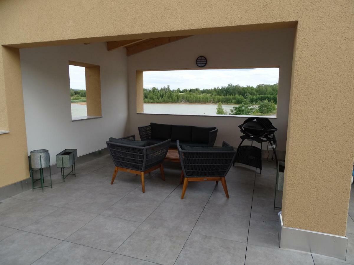 Feriendomizil Am Stoermthaler See, Lagovida, Leipziger Neuseenland, Grosspoesna, Privatstrand Bagian luar foto