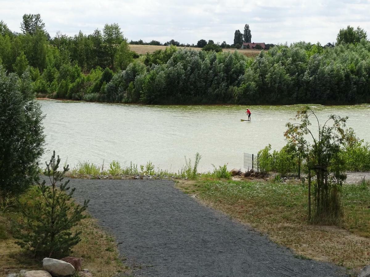 Feriendomizil Am Stoermthaler See, Lagovida, Leipziger Neuseenland, Grosspoesna, Privatstrand Bagian luar foto