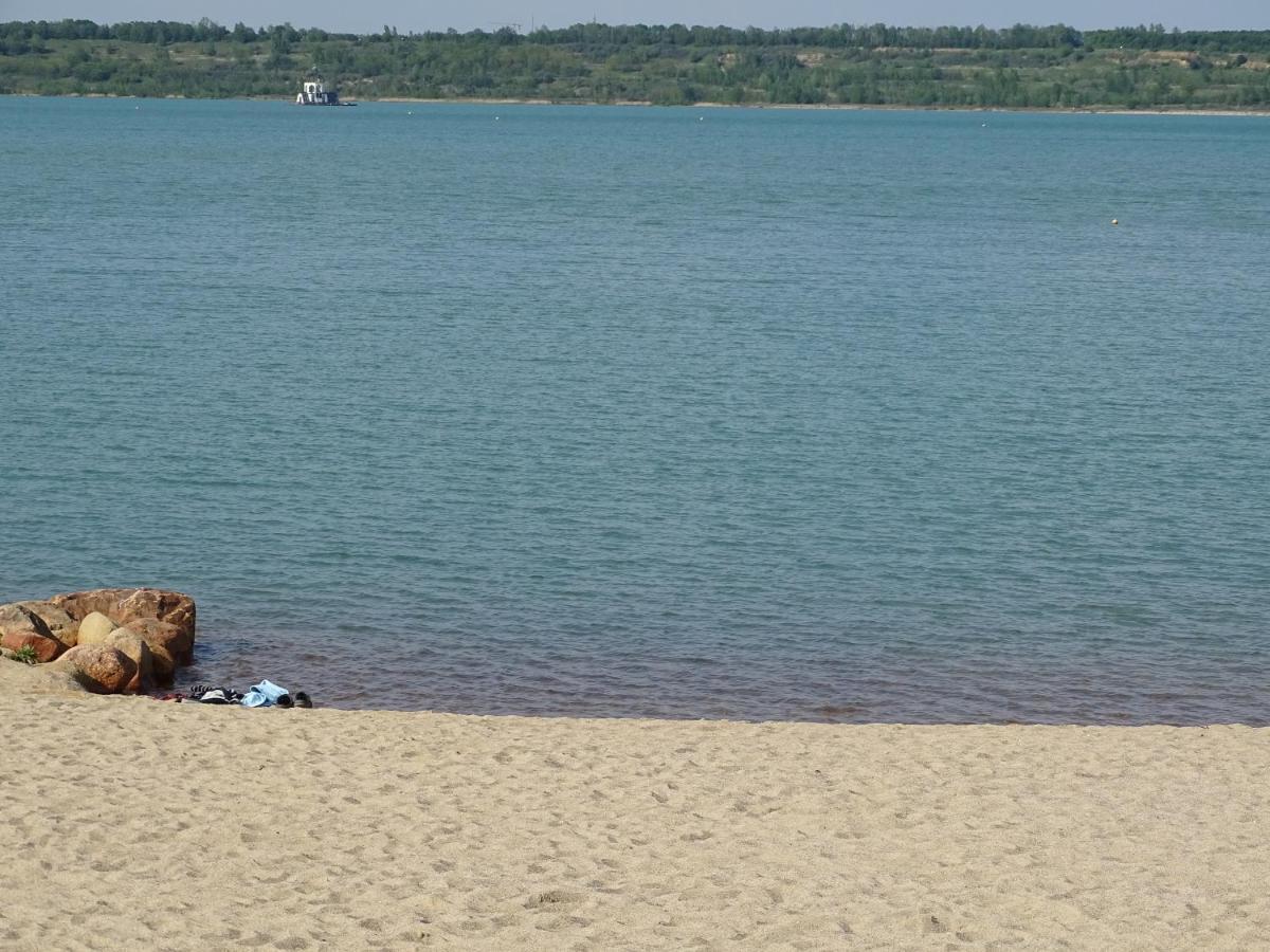Feriendomizil Am Stoermthaler See, Lagovida, Leipziger Neuseenland, Grosspoesna, Privatstrand Bagian luar foto