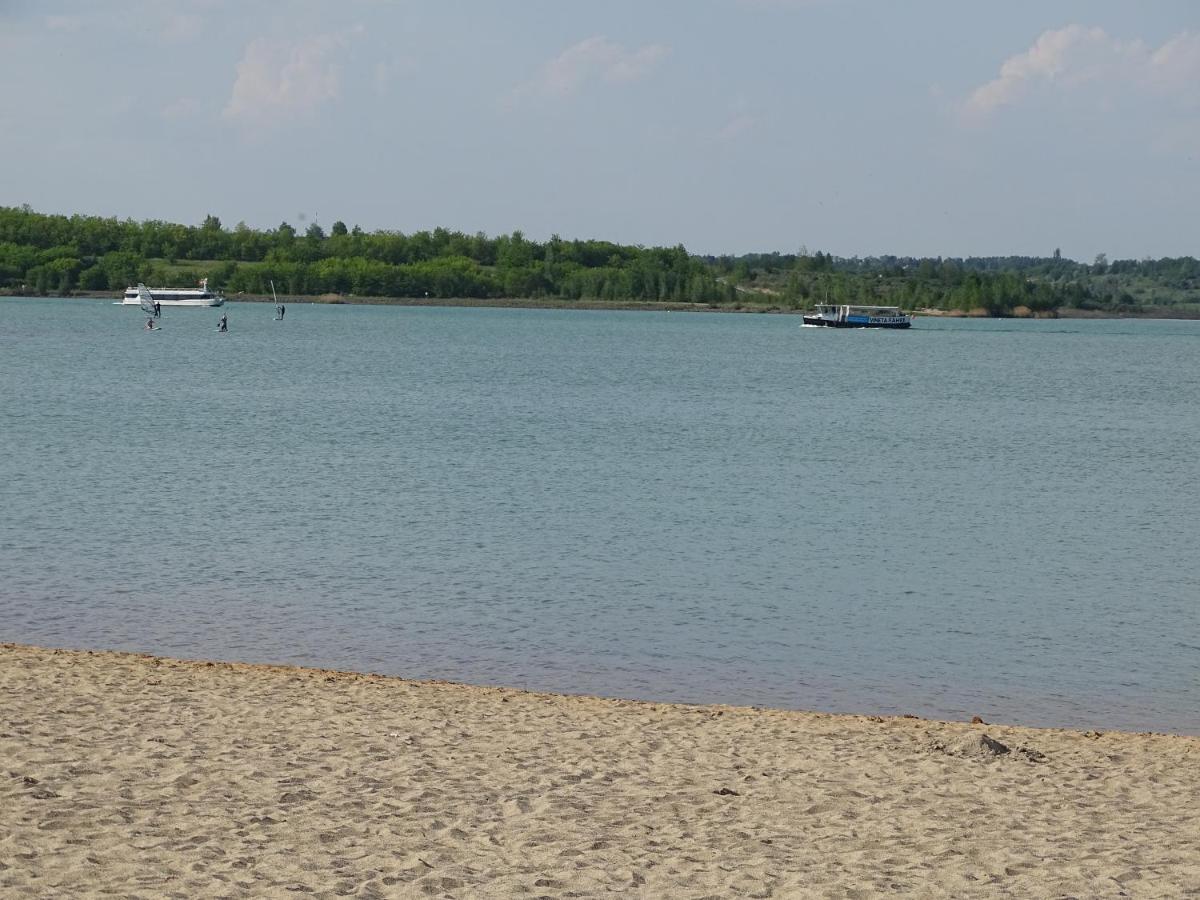 Feriendomizil Am Stoermthaler See, Lagovida, Leipziger Neuseenland, Grosspoesna, Privatstrand Bagian luar foto