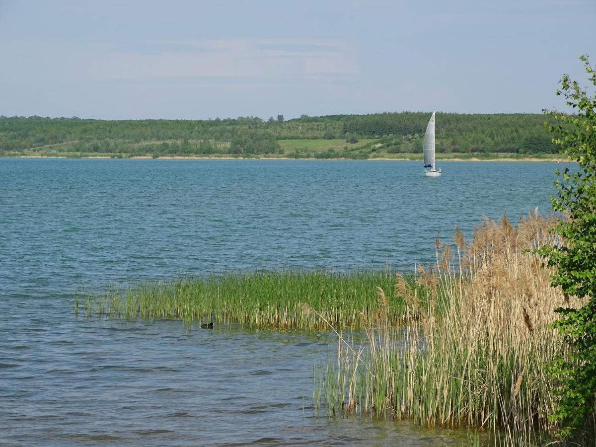 Feriendomizil Am Stoermthaler See, Lagovida, Leipziger Neuseenland, Grosspoesna, Privatstrand Bagian luar foto
